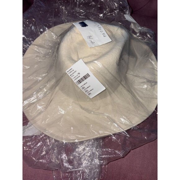 Lack of Color Melodic Fedora Hat in Ivory Small 55 cm New Beach western - Picture 7 of 15